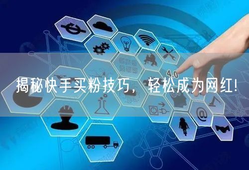 揭秘快手买粉技巧,轻松成为网红!