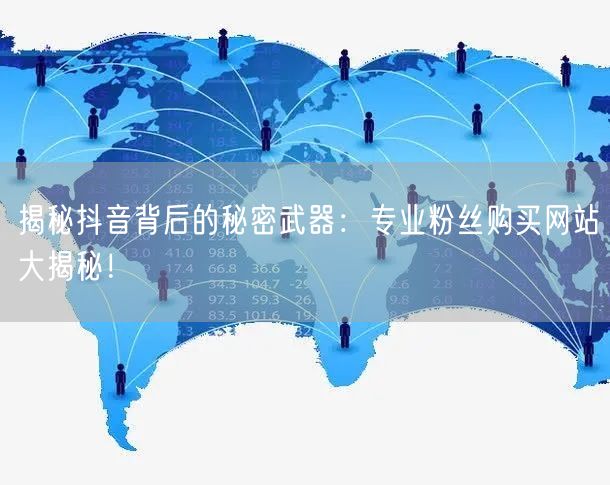 揭秘抖音背后的秘密武器:专业粉丝购买网站大揭秘!