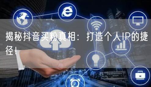 揭秘抖音买粉真相:打造个人IP的捷径!