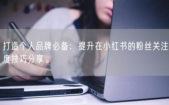 打造个人品牌必备:提升在小红书的粉丝关注度技巧分享。