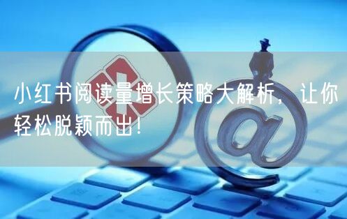 小红书阅读量增长策略大解析,让你轻松脱颖而出!