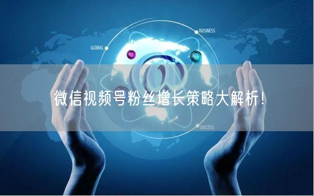 微信视频号粉丝增长策略大解析!